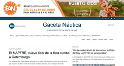 Desktop Screenshot of gacetanautica.es